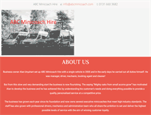 Tablet Screenshot of minibusedinburgh.com